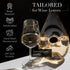 Retro Gold Wine Glasses Set Of 2